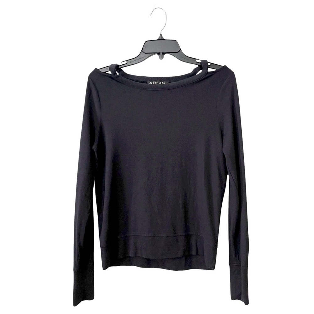 Athleta Classic Black Long Sleeve Tee